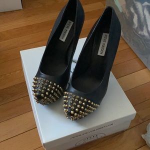 Steve madden BOLDDD black leather heels